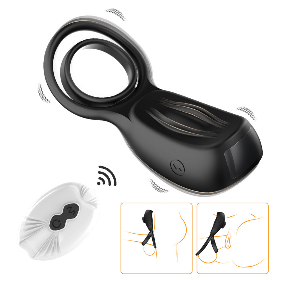 Black Vibrating Cock Ring