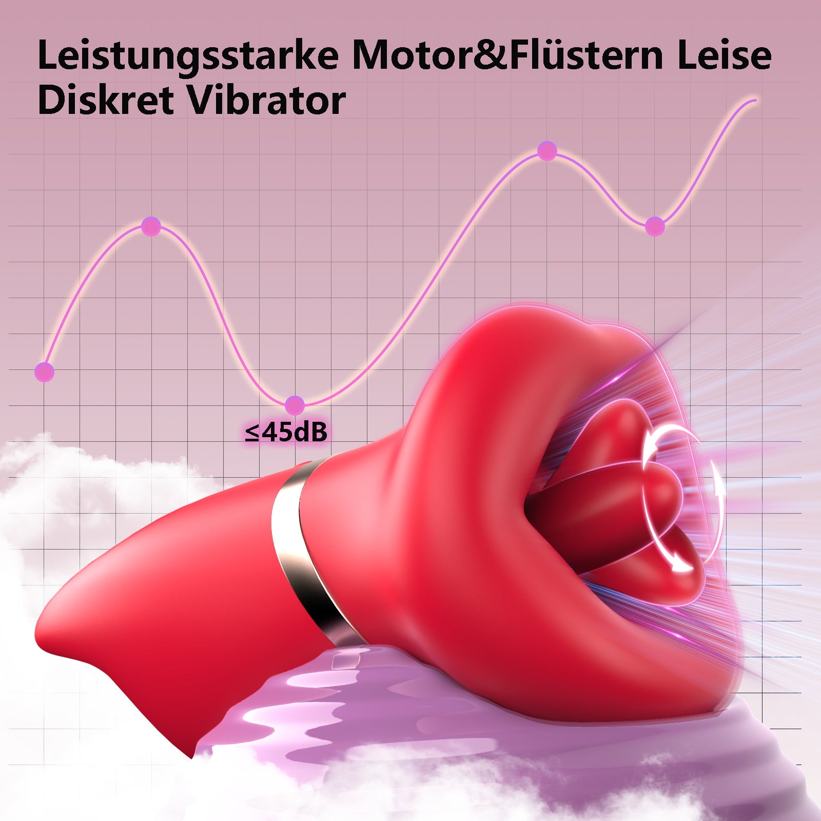 Silicone Vibrator 4-in-1