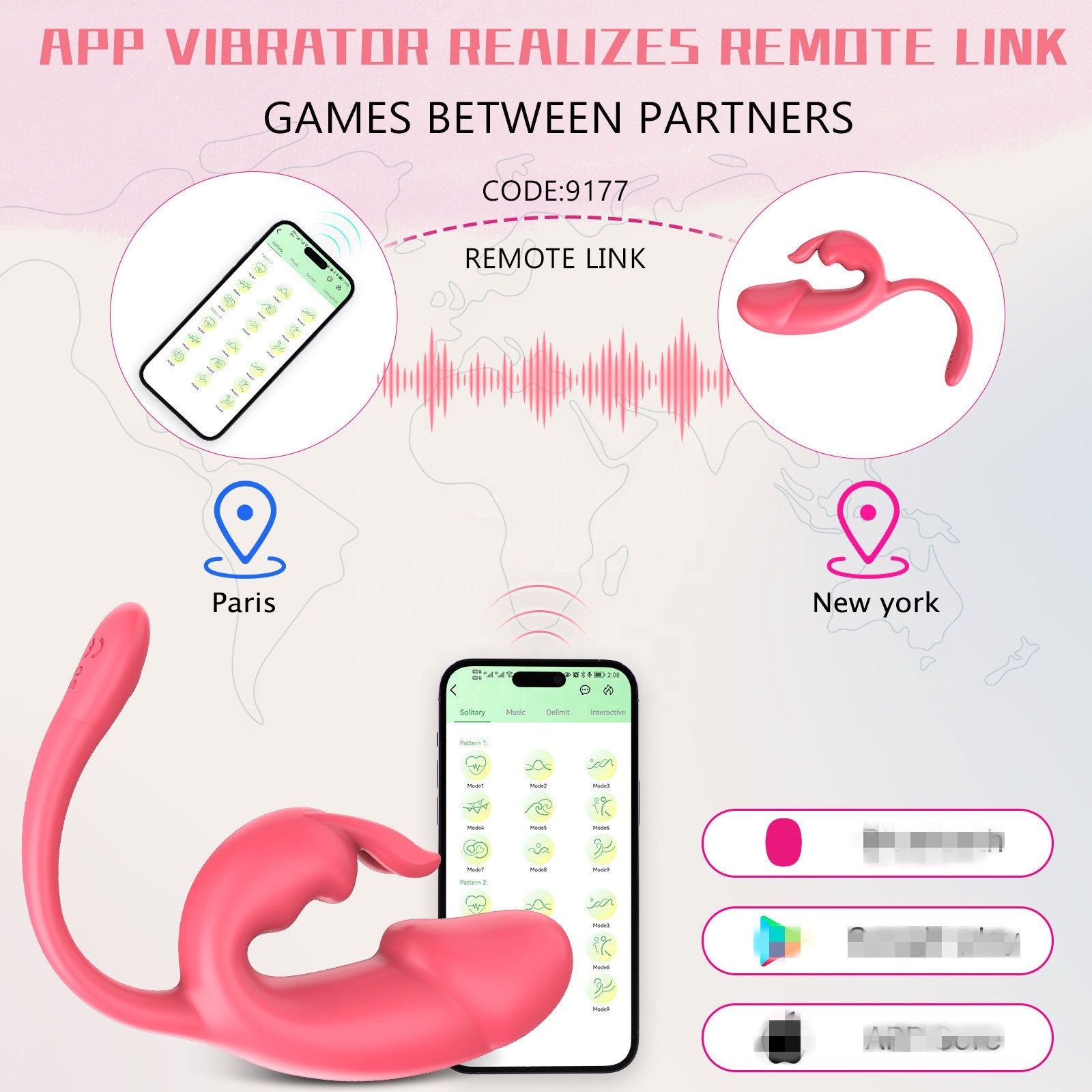 Red Dual-Use Vibrator