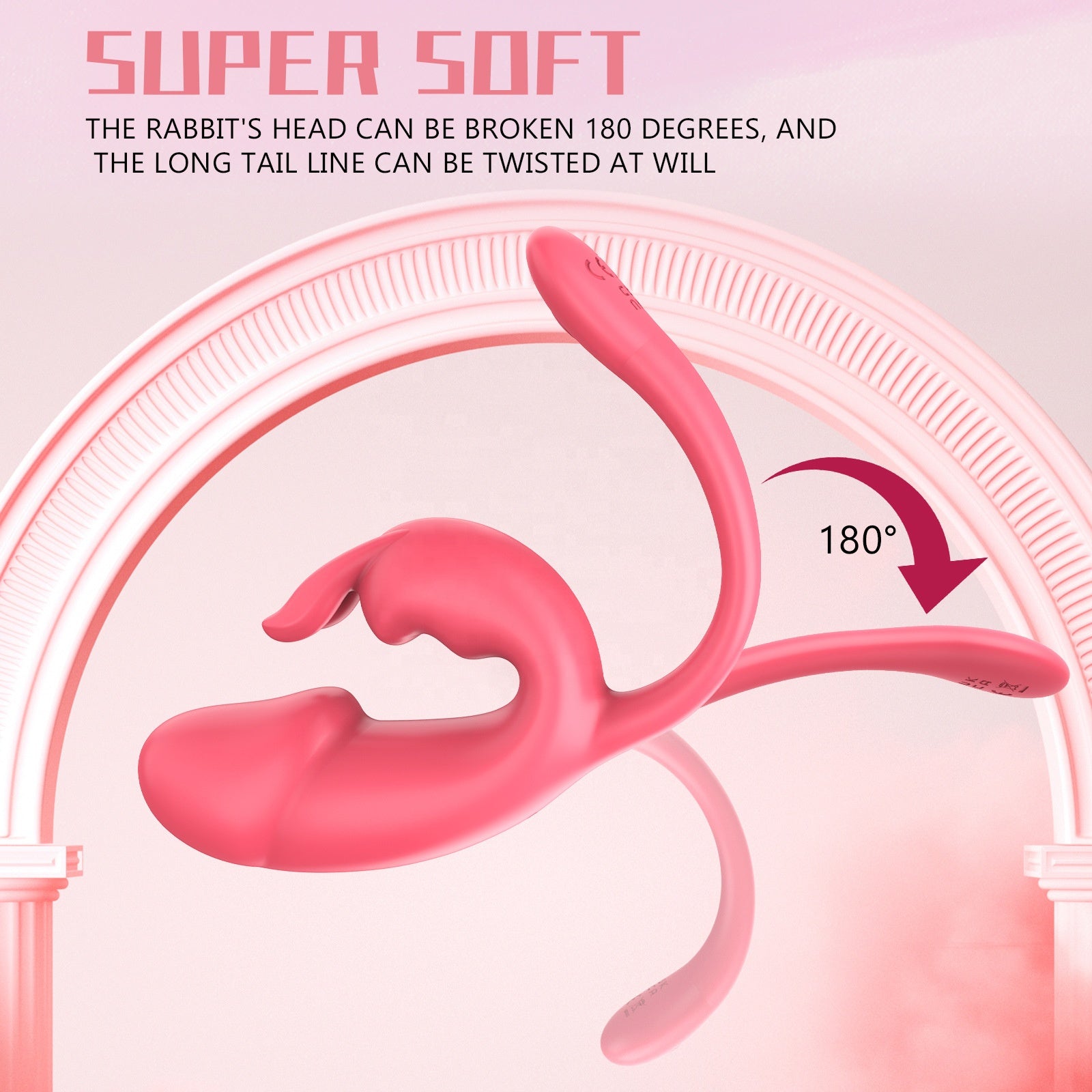 Red Dual-Use Vibrator