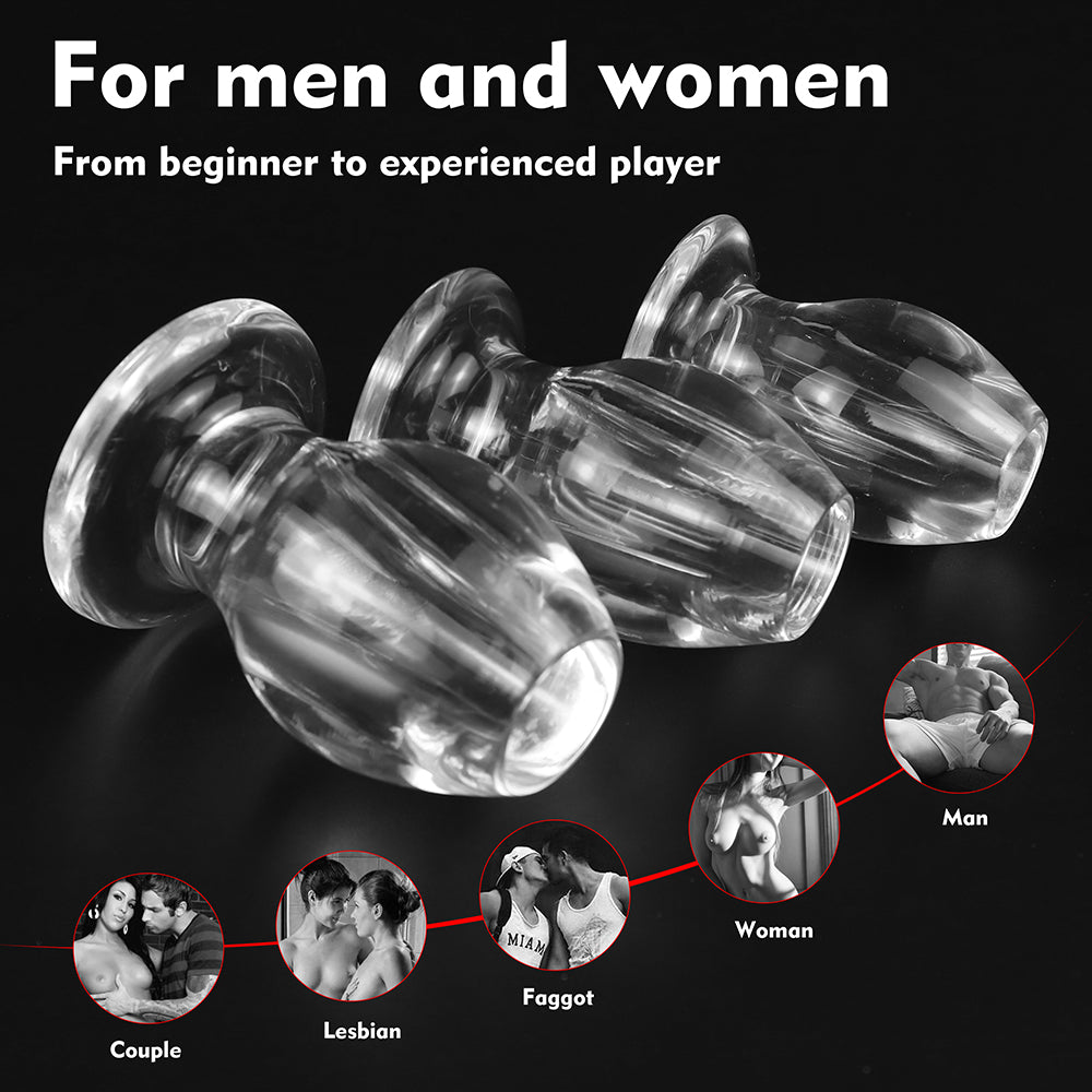 3 Pcs Silicone Anal Plugs