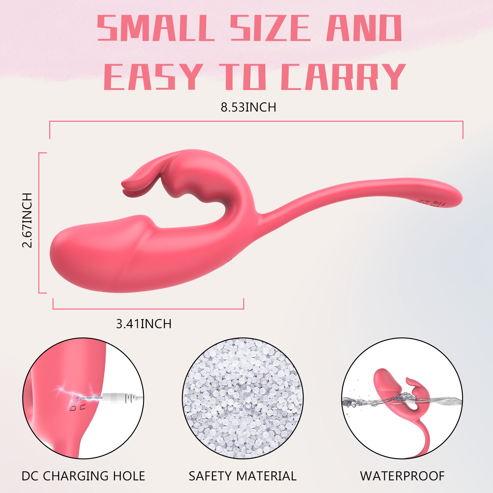 Red Dual-Use Vibrator